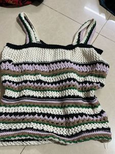 Striped Knit Tank Top