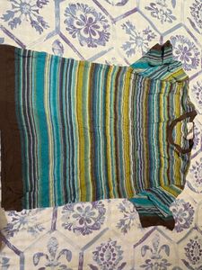 Striped V-Neck Top