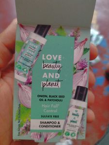 Love Beauty &amp; Planet Conditioner + Shampoo
