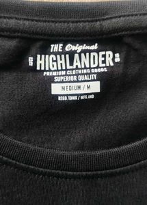 Highlander Black Men&#39;s T-Shirt - Size M