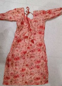 Floral Print Kurta