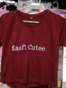 Casual T-shirt Small Size ❤️ 10 To 12 Years Girls