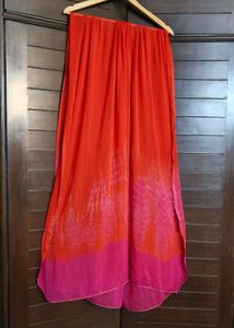 Women Pink Chanderi Cotton Thread Work Suit Set