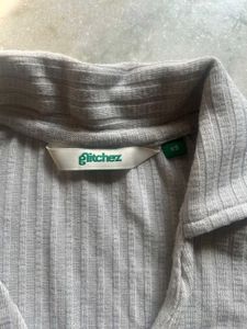 Ribbed Long Sleeve Crop Top