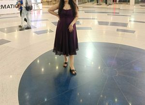 Purple Midi Dress