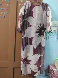 Floral Print Kurta