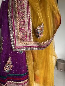 Beautiful Saree In Net N Silk Apt For Festive Wear