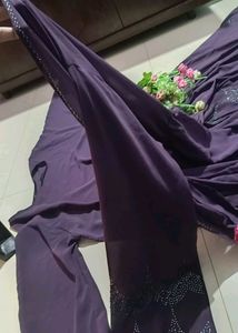 Shrug Style Abaya Pure Soft Georgette 3 pc