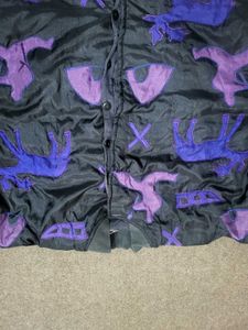 Unique Pattern Puffer Jacket