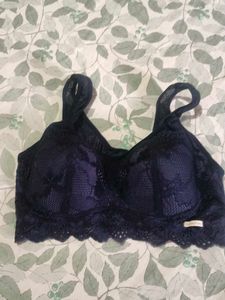 Navy Blue Lace Bralette