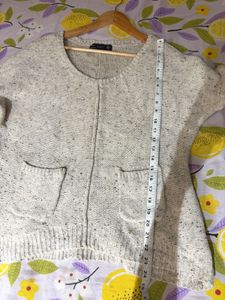 Zara Knit Sweater with Pockets