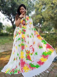 Holi Special Cotton Saree