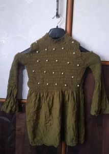 Olive Green Top