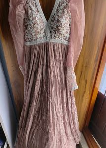 Custom Designer Made Dress With Net Dupatta