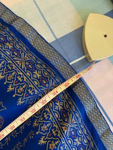 Royal Blue Printed Skirt From Jaipur