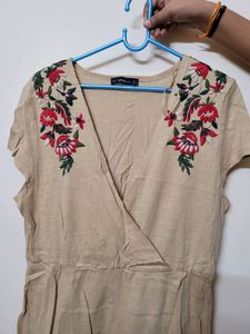 PRICE DROP! Zara Knit Embroidered Dress Imported SALE!!