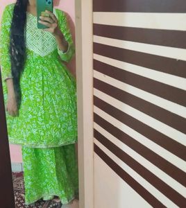 Pure Cotton Gharara Set