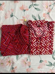 Red kurta Set 🥰
