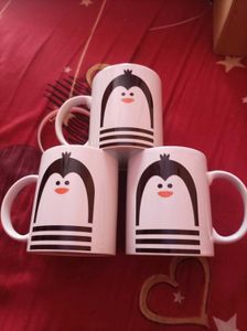 Cute Penguin Coffee Mug Pack Of ( 3 )