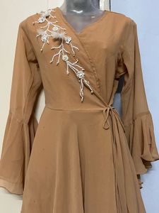 Elegant Wrap Style Mini Dress