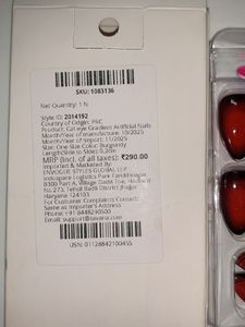 Red Ombre Press-On Nails