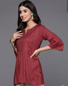 Maroon Short Kurti