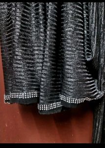 Beautiful Black Ready To Wear Saree✨