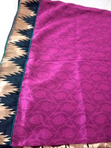 💜😻 Magenta Saree