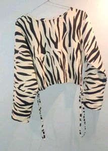 Zebra top (large)