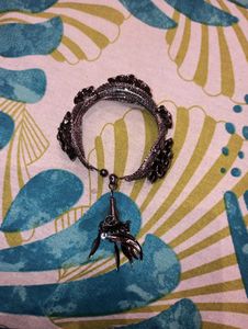 Black Stone Bangle