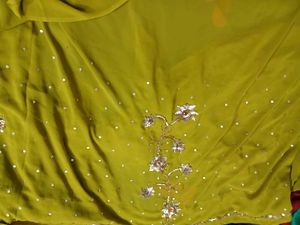 Mehendi Party wear Saree for woman