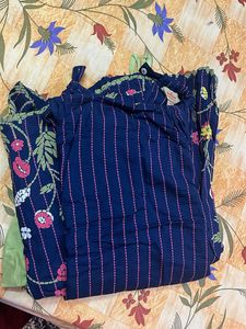 Floral Print Kurta Set