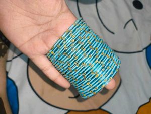 Blue &amp; Gold Bangle Set💙