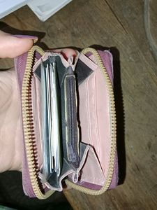 Wallet Light  Purple Colour