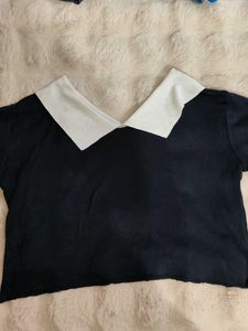Dark Academia vibe Crop Top