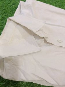 Classic White Button-Down Shirt