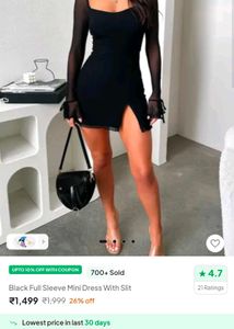 Chic Black Mini Dress