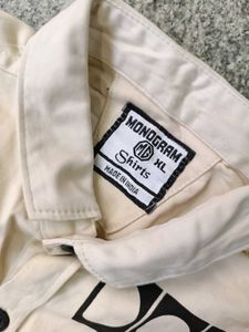 Graphic Print Button-Up Shirt