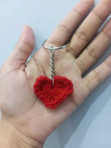 Handmade Crochet Heart Accessories