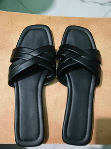 Chic Black Slides