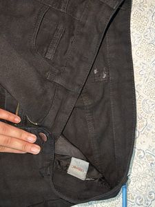 Urbanic  Charcoal Black Baggy Jeans