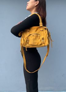 Yellow Hobo Bag