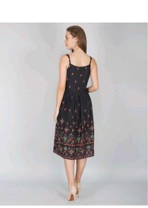 Black Printed Sundress