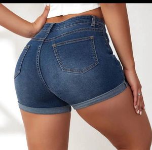 Rolled Hem ripped Denim Shorts pack of 2