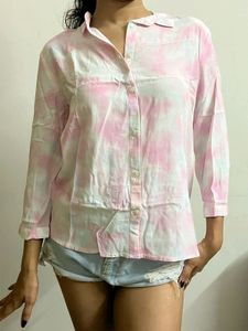 Pink Tie Dye Shirt(New)