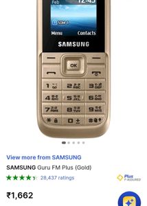Samsung Guru FM Plus Keypad Mobile Phone