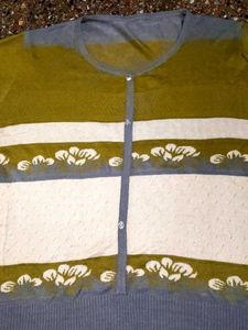 Striped Floral Cardigan