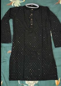 Chikankari Black Kurta with trouser ✨✨✨
