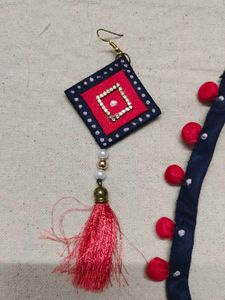 Handmade Fabric Jewellery Set
