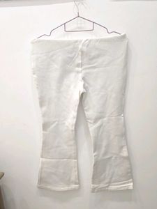 White Flared Jeans - Jegging